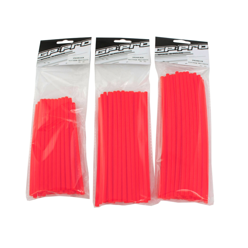 GAINES DE RAYONS GP PRO 21 cm ROUGES, PACK DE 40  21 À L AVANT