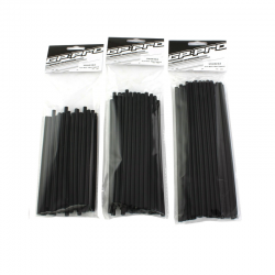 GAINES DE RAYONS GP PRO 21 cm NOIRES, PACK DE 40  21 À L AVANT