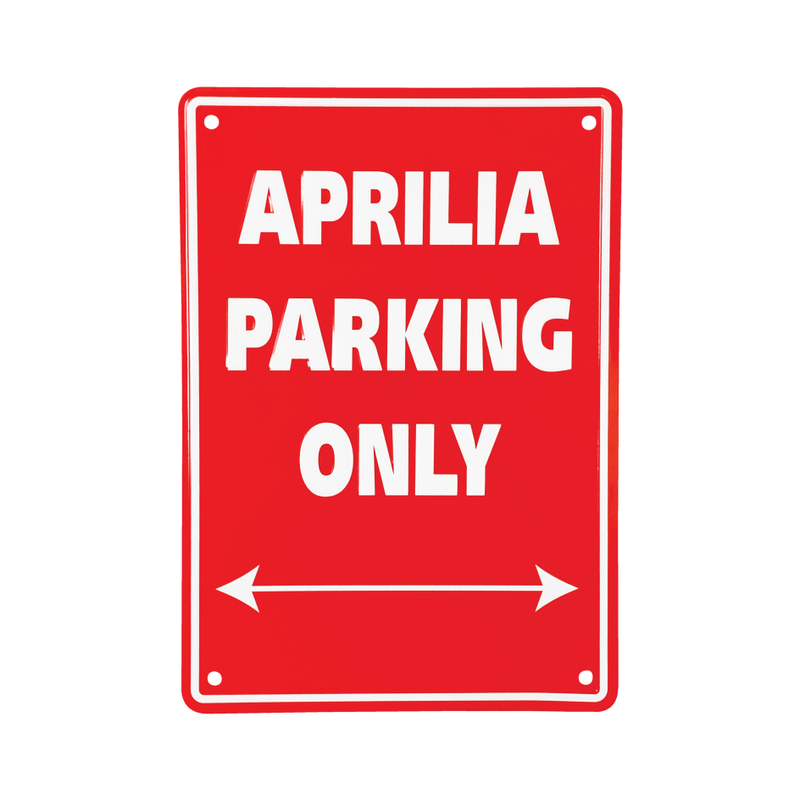 PANNEAU DE STATIONNEMENT APRILIA STATIONNEMENT SEULEMENT