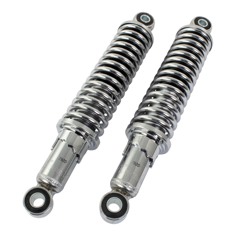 SHOCK ABSORBERS TWIN TYPE 10 CHROME