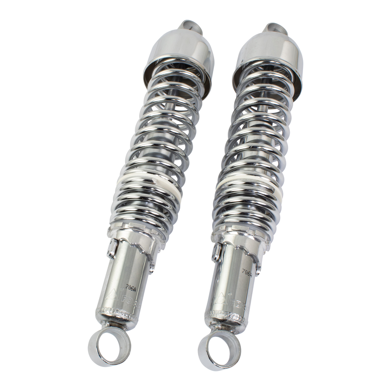 SHOCK ABSORBERS TWIN TYPE 2 CHROME