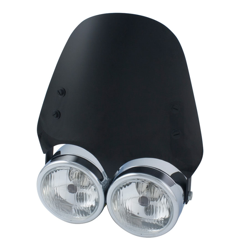 Pare-brise Airblade pour phare Dominator, fumé foncé