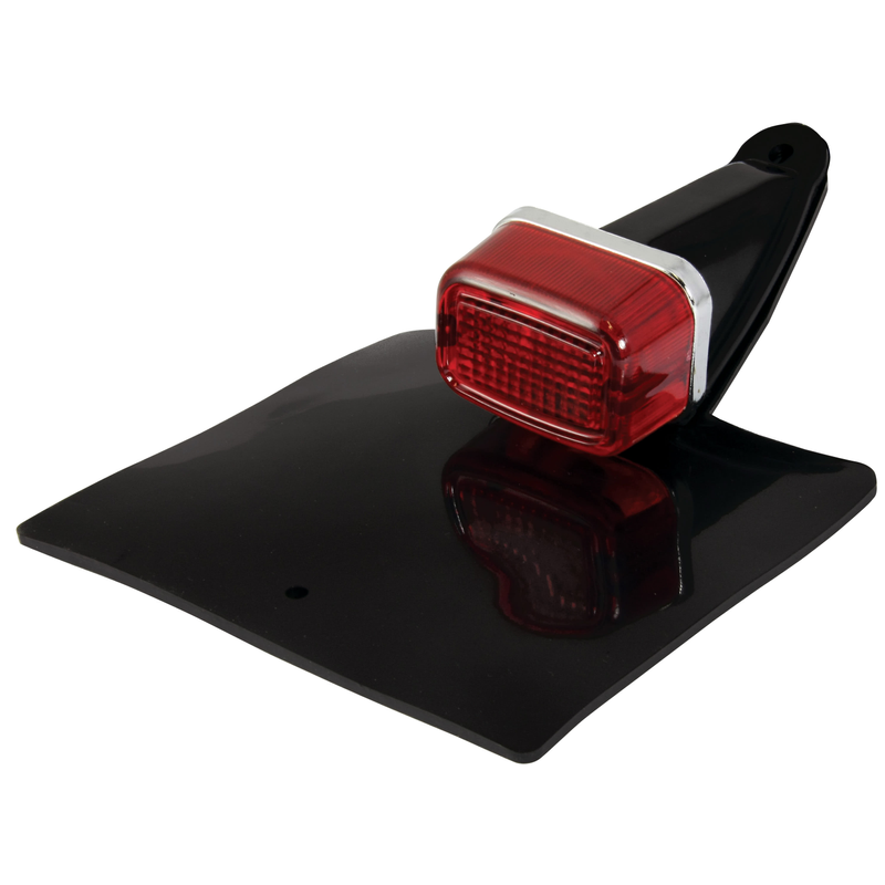 FEU ARRIÈRE ENDURO AVEC PLAQUE D'IMMATRICULATION, AMPOULE 6 V 21 5 W
