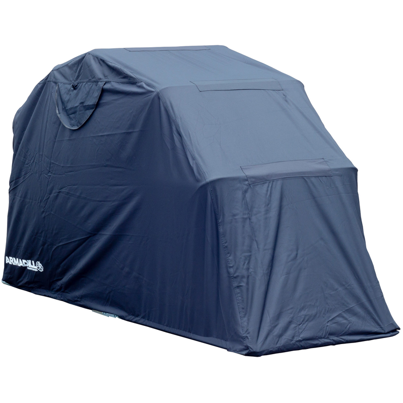 ABRI DE GARAGE MOTO MOYEN 283 x 105 x 155 cm NOIR 600D