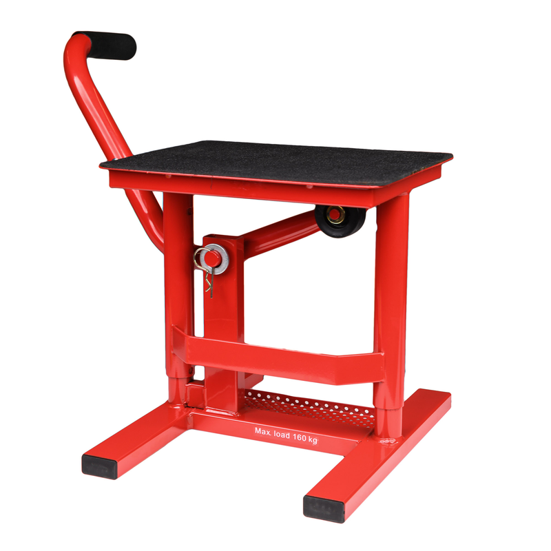BÉQUILLE DE LEVAGE BIKETEK MX 31,8 cm 44,2 cm, CAPACITÉ DE LEVAGE 180 kg