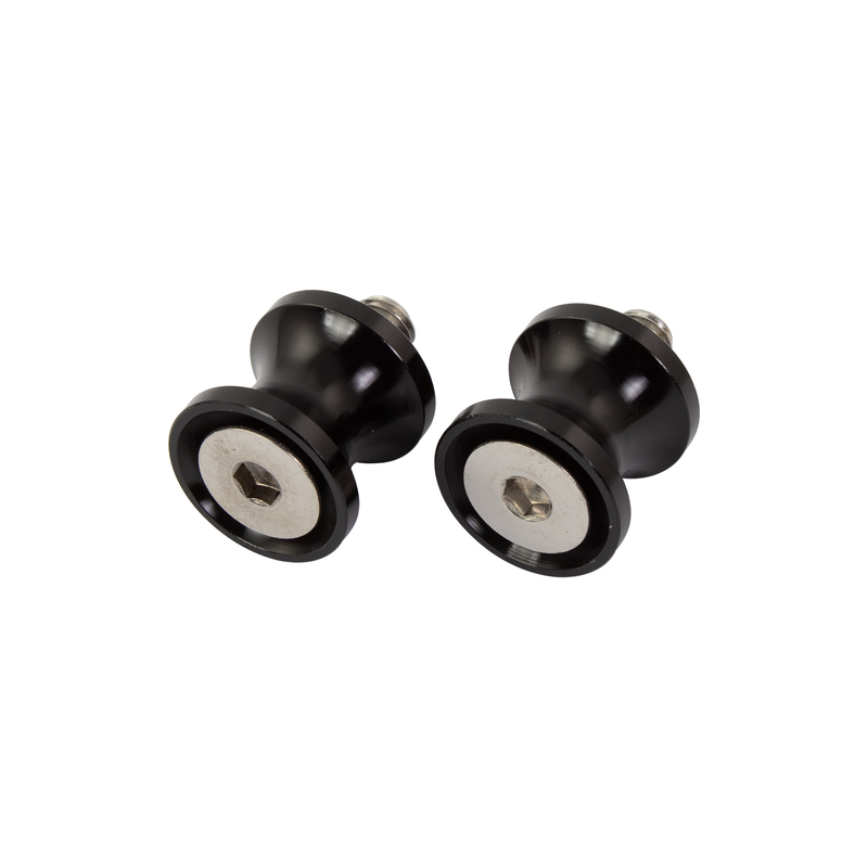 BOBINES DE BÉQUILLES DE PEDOCK FILETAGE 6 MM NOIR PAS DE 1 MM