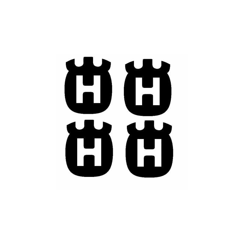 Autocollants de casques réfléchissants HUSQVARNA