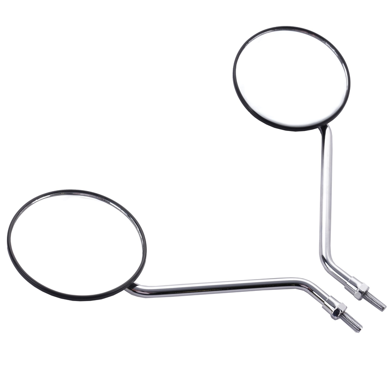 JEU DE RÉTROVISEURS UNIVERSELS NOIRS ROND 8 mm GAUCHE  STD  DROIT  STD   582608