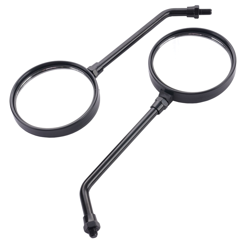 Ensemble de rétroviseurs universels ronds noirs 10 mm, gauche  standard  et droit  standard   580210