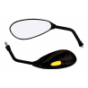 RÉTROVISEURS UNIVERSELS PATROL AVEC INDICATEURS LED 10MM PAIRE NOIRE