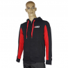 MENS ZIP FLEECE HOODIE MARQUEZ 93 BLACK MEDIUM