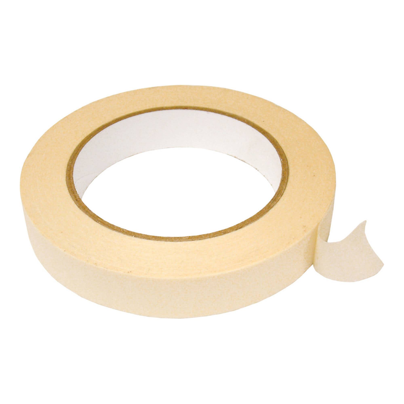 Ruban de masquage blanc (1 rouleau) 20 mm x 50 m