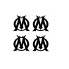 Autocollants de casques réfléchissants olympique de Marseille