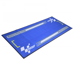 Tapis de garage MOTOGP bleu