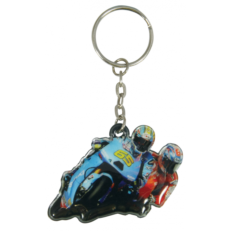 PORTE-CLÉS PVC MOTOGP LORIS CAPIROSSI 65 RIZLA SUZUKI