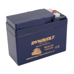 BATTERIE GEL DYNAVOLT YTX4A-BS