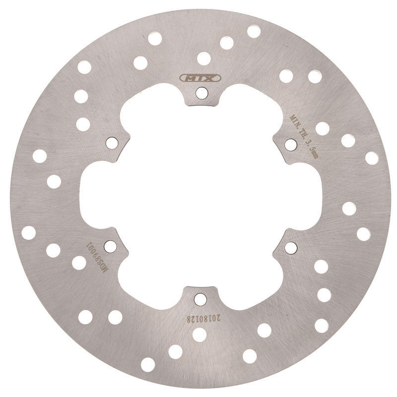 DISQUE DE FREIN MTX ROUTE 220 mm AVANT ARRIÈRE ROND PLEIN PIAGGIO VESPA GILERA  MD956  BK  MTX