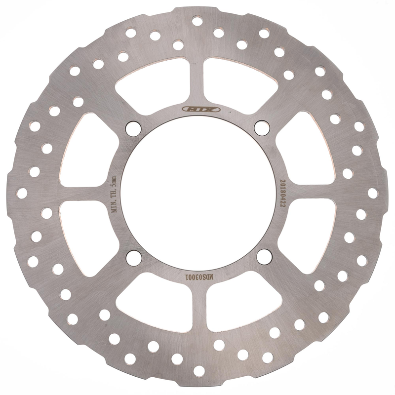 DISQUE DE FREIN MTX ROUTE 270 mm ARRIÈRE ROND PLEIN WAVY KAWASAKI  MD4160  BK  MTX