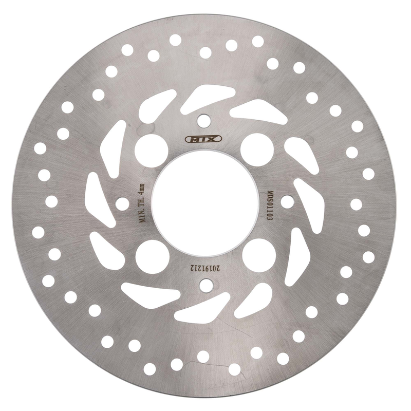 DISQUE DE FREIN MTX ROUTE 256 mm ARRIÈRE ROND PLEIN HONDA  MD1177  BKR816  MTX