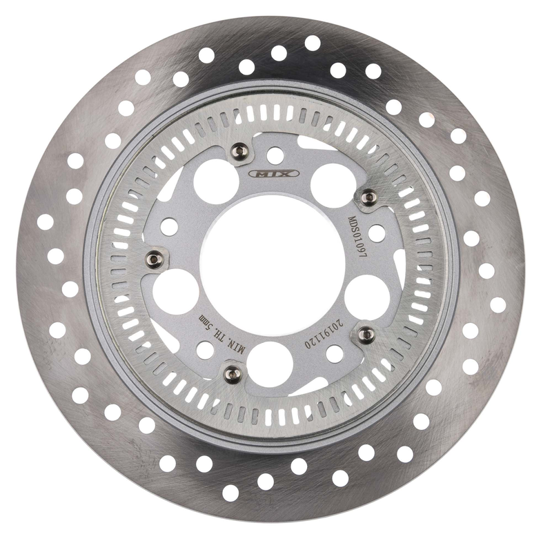 DISQUE DE FREIN MTX ROUTE 256 mm ARRIÈRE ROND PLEIN HONDA  MD1190  BK  MTX