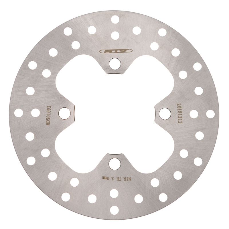 DISQUE DE FREIN MTX AVANT VTT 196 mm ROND PLEIN HONDA  MD6365  BK  MTX