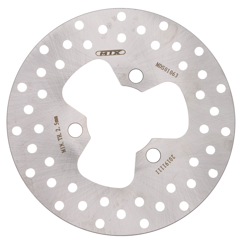 Disque de frein avant VTT 174 mm, rond et plein, Honda  MD6006  BK  MTX