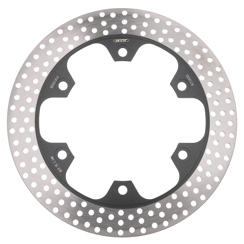 DISQUE DE FREIN MTX 276 mm ROUTE AVANT ROND PLEIN HONDA  MD1001  BK  MDS01047