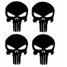 Autocollants de casques réfléchissants PUNISHER