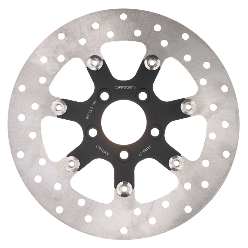 Disque de frein MTX 290 mm, arrière, flottant, rond, pour HARLEY DAVIDSON  FSD008  BK  MTX