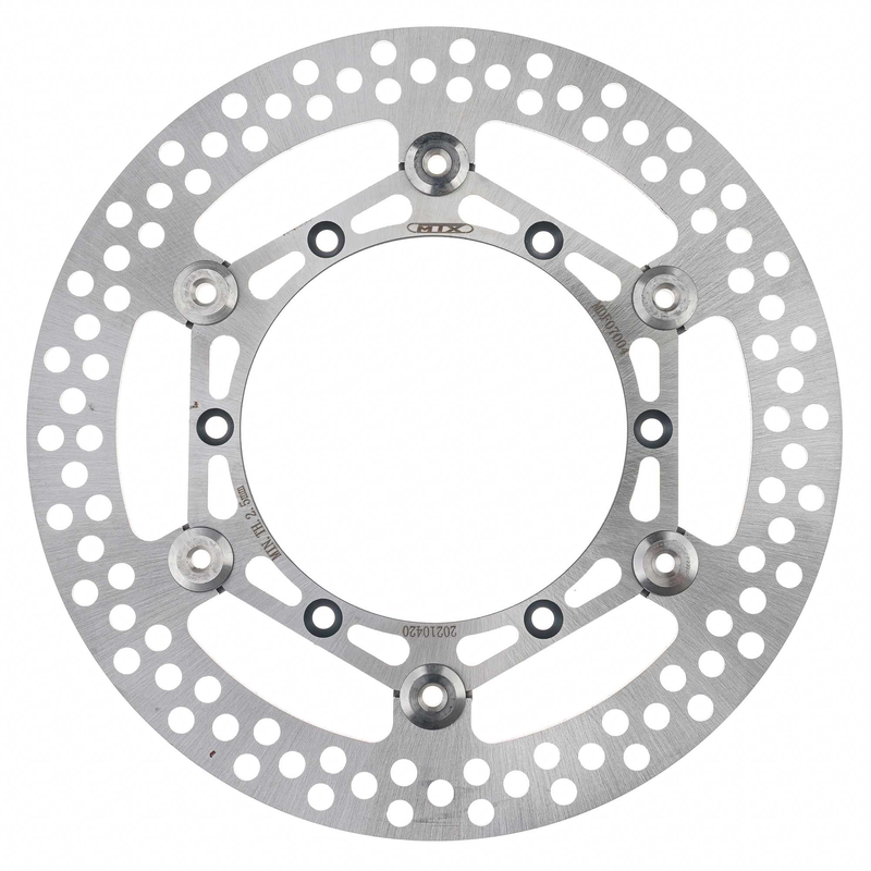 Disque de frein avant MTX 250 mm MX, rond et flottant, pour Kawasaki, Suzuki, Yam