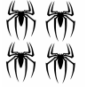 Autocollants de casques réfléchissants SPIDERMAN