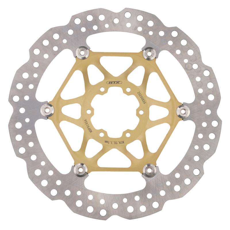 DISQUE DE FREIN MTX ROUTE 296 mm AVANT FLOTTANT ROND HONDA  MD1141  BKF750  MDF01004