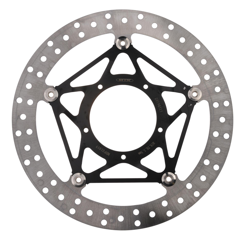 DISQUE DE FREIN MTX ROUTE 296 mm AVANT FLOTTANT ROND HONDA  MD1160  BKF715  MTX