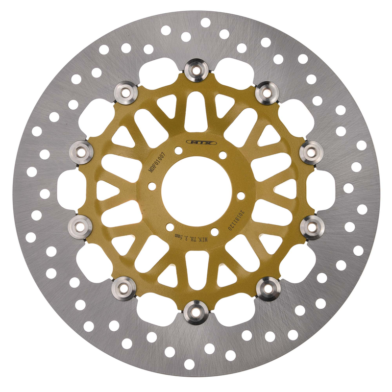 DISQUE DE FREIN MTX ROUTE 276 mm AVANT FLOTTANT ROND HONDA  MD1117  BK  MTX