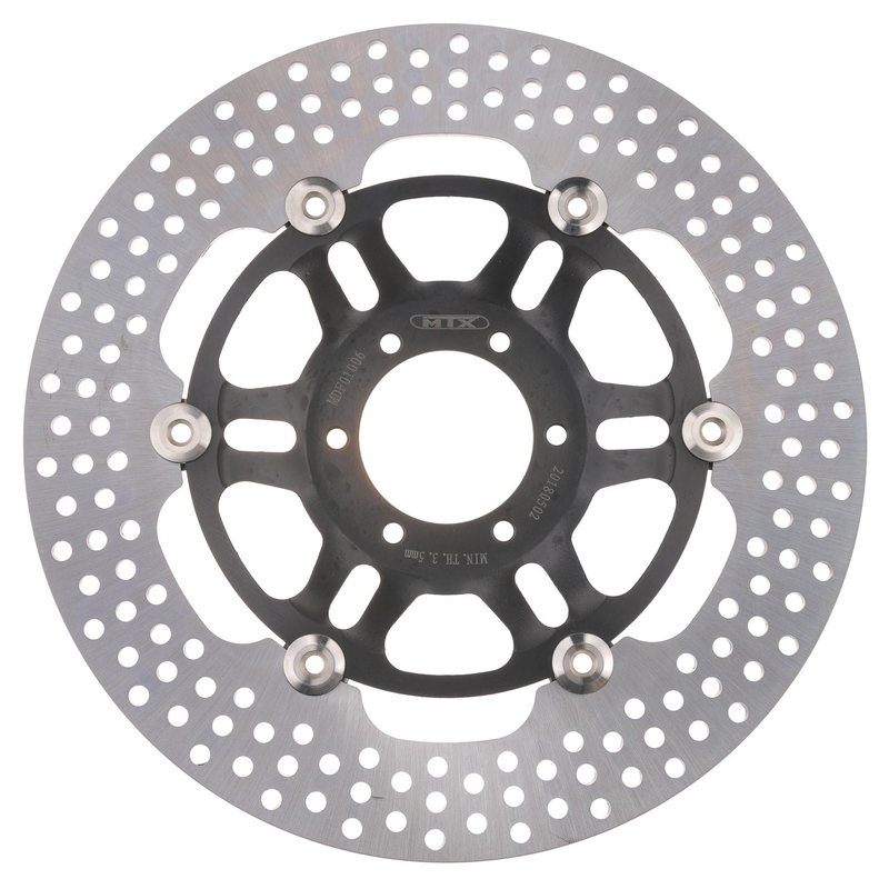 DISQUE DE FREIN MTX ROUTE 296 mm AVANT FLOTTANT ROND HONDA  MD1144  BK  MTX