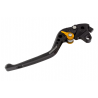 BIKETEK ADJUSTABLE CNC LEVER LONG CLUTCH - BLACK / GOLD ADJUSTER - YAMAHA (Y-688-Y)