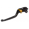 BIKETEK ADJUSTABLE CNC LEVER LONG CLUTCH - BLACK / GOLD ADJUSTER - DUCATI (H-11)
