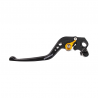LEVIER CNC RÉGLABLE BIKETEK EMBRAYAGE LONG NOIR   RÉGLAGE DORÉ DUCATI D 22