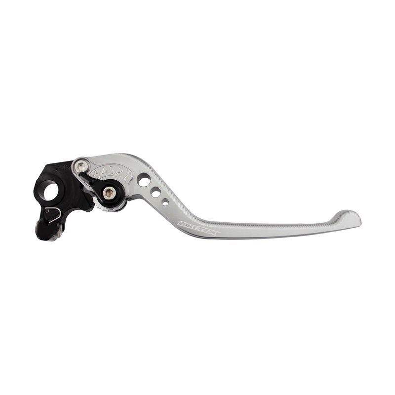BIKETEK ADJUSTABLE CNC LEVER LONG BRAKE - TITANIUM / BLACK ADJUSTER - DUCATI (D-12)