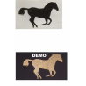 Autocollants de casques réfléchissants CHEVAL