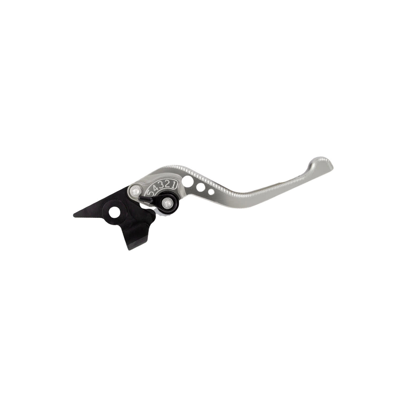 RH ASSY /// BIKETEK ADJUSTABLE CNC LEVER SHORT BRAKE - TITANIUM/BLACK ADJUSTER - KAWASAKI HONDA F-25