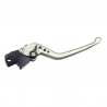 LEVIER CNC RÉGLABLE BIKETEK, FREIN LONG, TITANE   NOIR, RÉGLAGE BMW B 1