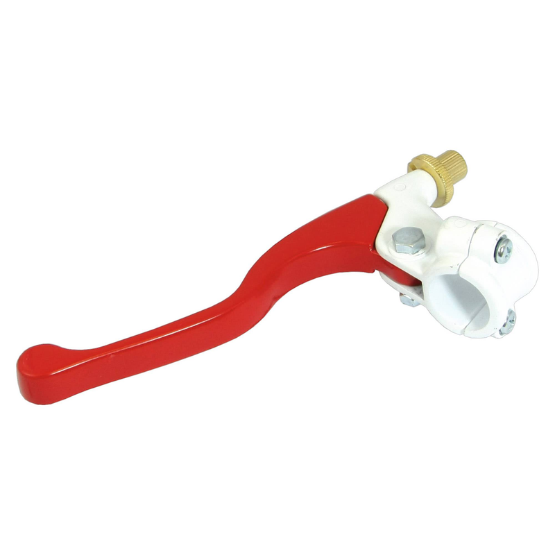 CLUTCH LEVER ASSEMBLY UNIVERSAL SHORT RED/WHITE