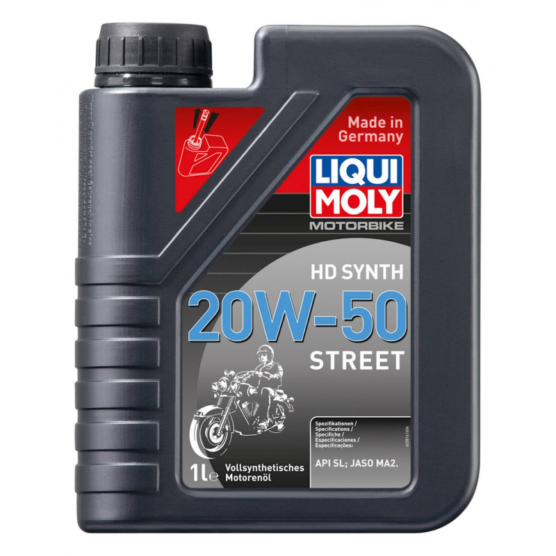 Huile Liquimoly 4 temps   Synthétique   HD Street   20 W 50 1 L 3816