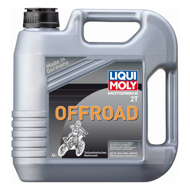 HUILE LIQUIMOLY 2 TEMPS   SEMI SYNTHÉTIQUE   COURSE TOUT TERRAIN 4 L 3066