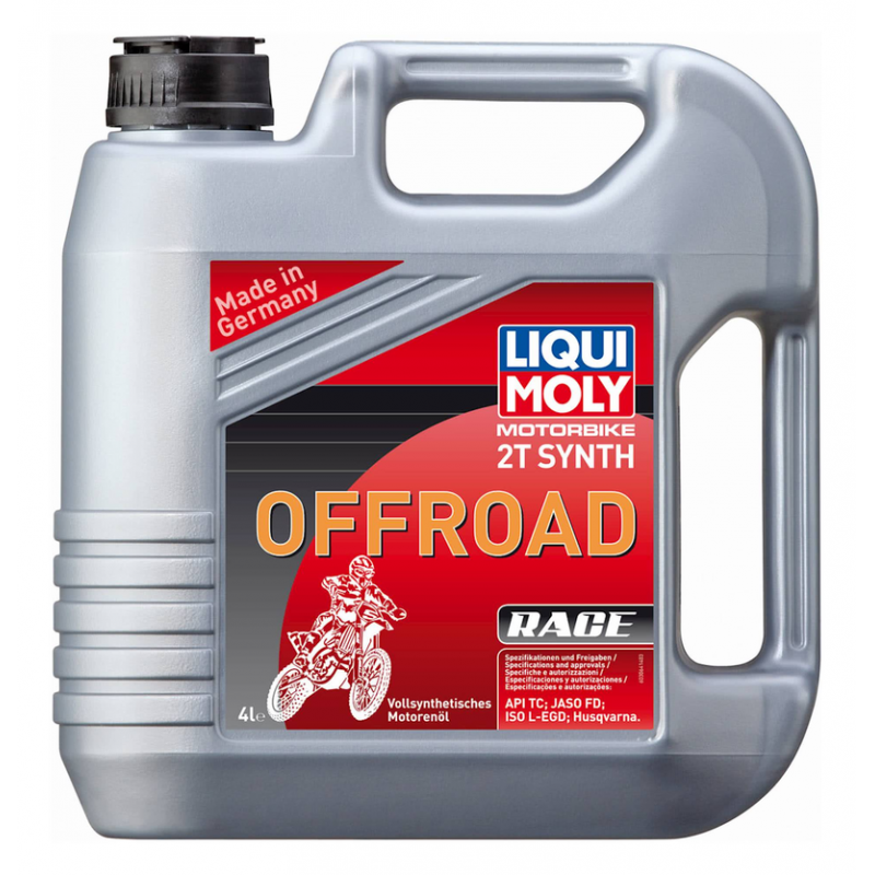 HUILE LIQUIMOLY 2 TEMPS   100 % SYNTHÉTIQUE   COURSE TOUT TERRAIN 4 L 3064