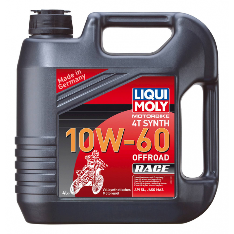 LIQUIMOLY OIL 4 STROKE - FULLY SYNTH - OFFROAD RACE 10W-60 4L 3054