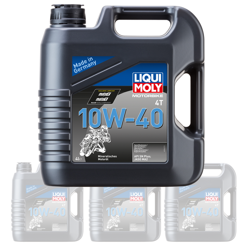 LIQUIMOLY OIL 4 STROKE    MINERAL    10W  40 BASIC STREET 4L 3046