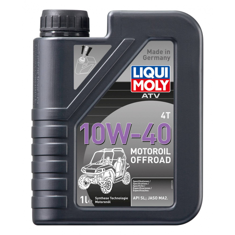 LIQUIMOLY OIL 4 STROKE - SEMI SYNTH -ATV SxS - 10W-40 1L 3013