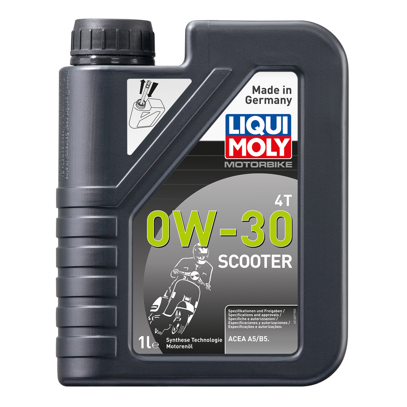 LIQUIMOLY OIL 4 STROKE - SEMI SYNTH - SCOOTER - 0W-30 1L [21153] [ACEA A5/B5]